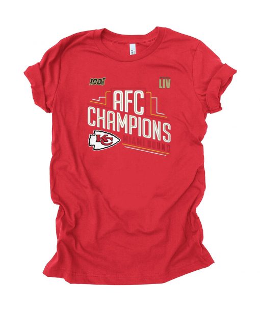 Kansas City Chiefs 2019 AFC Champions Limited T-Shirt