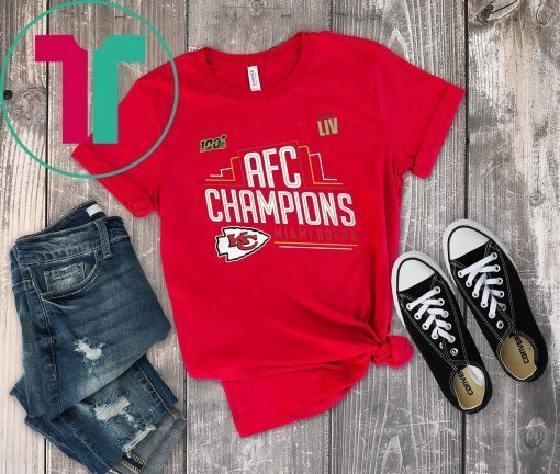 Kansas City Chiefs 2019 AFC Champions Gift T-Shirts