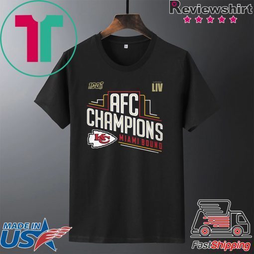 Kansas City Chiefs 2019 AFC Champions Gift T-Shirt