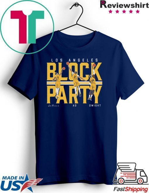 LA Block Party LA Basketball Gift T-Shirts