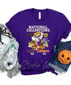 LSU Tigers College Football Playoff 2019 National Champions Gift T-Shirts
