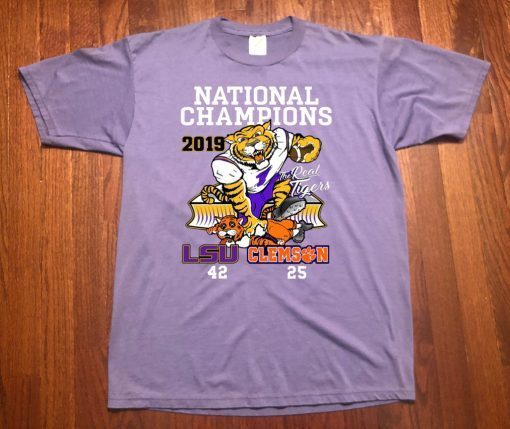 LSU Tigers College Football Playoff 2019 National Champions Unisex T-Shirt