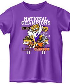 LSU Tigers College Football Playoff 2019 National Champions Unisex T-Shirt