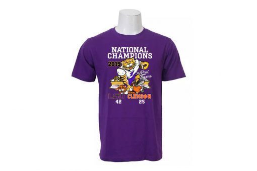 LSU Tigers College Football Playoff 2019 National Champions Classic T-Shirts