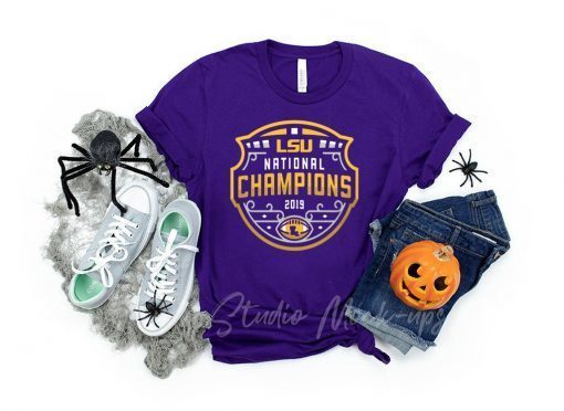 LSU Tigers Football Playoff 2019 National Champions Gift T-Shirts