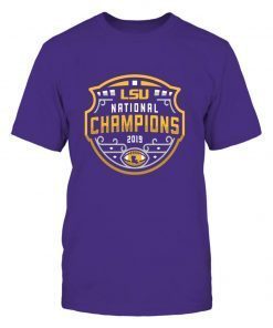 LSU Tigers Football Playoff 2019 National Champions Gift T-Shirt