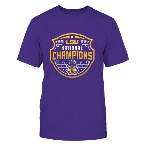 LSU Tigers Football Playoff 2019 National Champions Gift T-Shirt