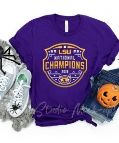 LSU Tigers Football Playoff 2019 National Champions Gift T-Shirt