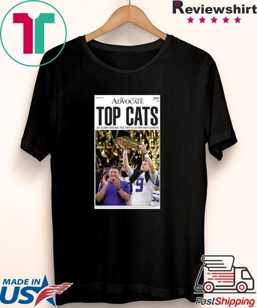 LSU vs Clemson 2020 National Championship TOP CATS Classic T-Shirt