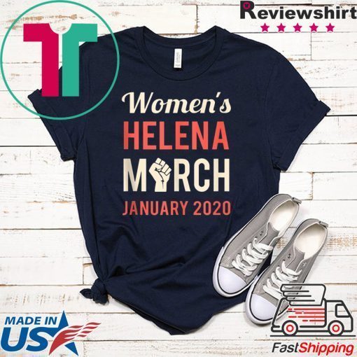 March For Women Helena MT January 2020 Feminist Rising Gift T-Shirts