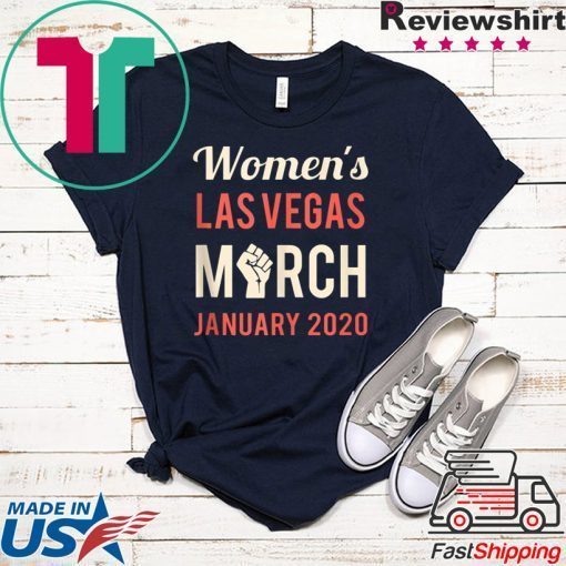 March For Women Las Vegas NV January 2020 Feminist Rising Gift T-Shirts