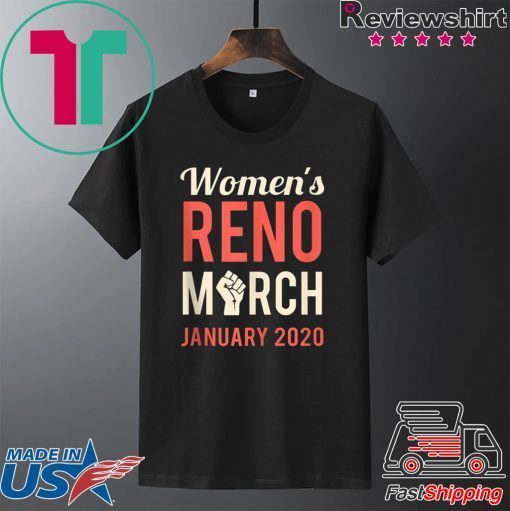 March For Women Reno Nevada January 2020 Feminist Rising Gift T-Shirt