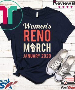 March For Women Reno Nevada January 2020 Feminist Rising Gift T-Shirt