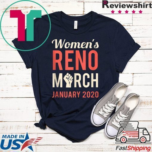 March For Women Reno Nevada January 2020 Feminist Rising Gift T-Shirt