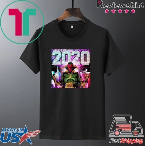 Marvel Vision Happy New Year 2020 Gift T Shirts