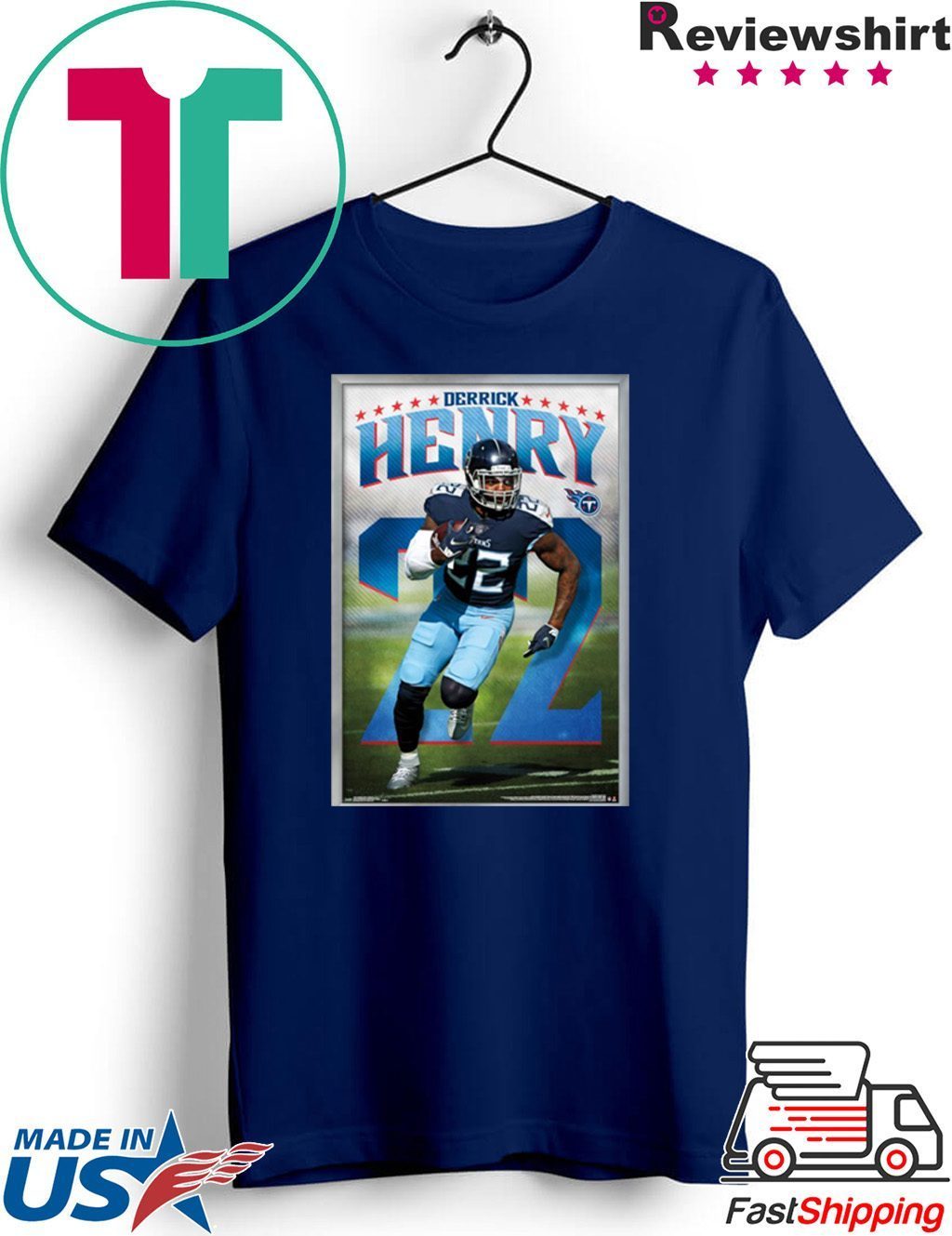 derrick henry titans t shirt