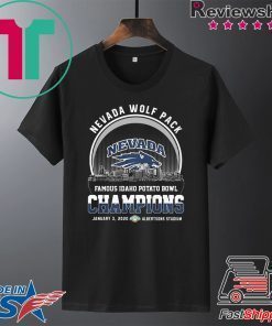 Nevada wolf pack famous idaho potato bowl champions january 3, 2020 albertsons stadium Gift T-Shirts