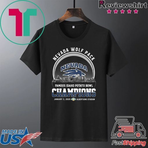 Nevada wolf pack famous idaho potato bowl champions january 3, 2020 albertsons stadium Gift T-Shirts