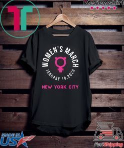 New York Women's March 2020 January Gift T-Shirts