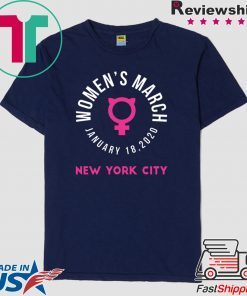 New York Women's March 2020 January Gift T-Shirts