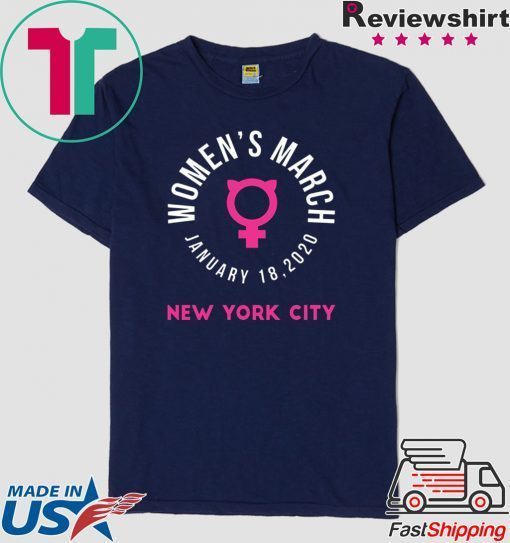 New York Women's March 2020 January Gift T-Shirts