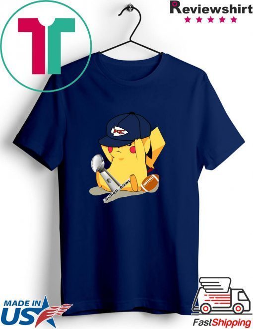 Nfl Kansas City Chiefs Pikachu Super Bowl 2019 Football Gift T-Shirts