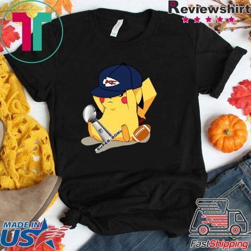 Nfl Kansas City Chiefs Pikachu Super Bowl 2019 Football Gift T-Shirts