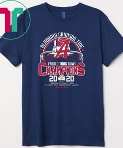 Official Alabama Crimson Tide Vrbo Citrus Bowl Champions 2020 Gift T-Shirts