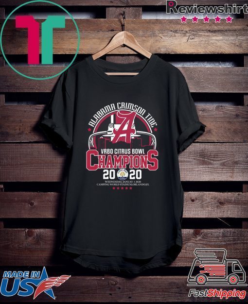 Official Alabama Crimson Tide Vrbo Citrus Bowl Champions 2020 Gift T-Shirts