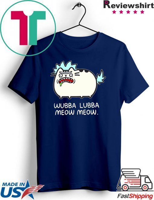 Official Rick Sanchez cat wubba lubba meow meow Gift T-Shirt