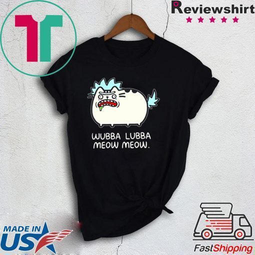 Official Rick Sanchez cat wubba lubba meow meow Gift T-Shirt