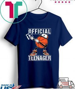 Official Teenager 13th Birthday Dab Basketball Player Gift T-Shirts