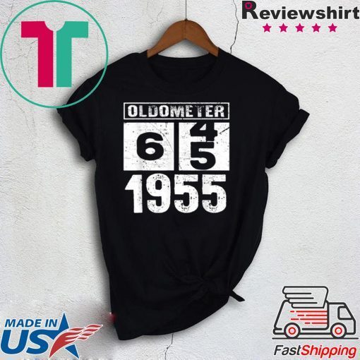 Oldometer 64 To 65 Born In 1955 Gift T-Shirt