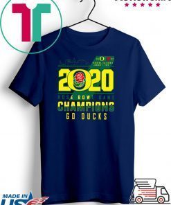 Oregon Ducks 2020 Rose Bowl Game Champions Goducks Gift T-Shirt