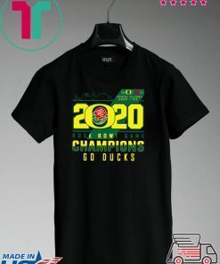 Oregon Ducks 2020 Rose Bowl Game Champions Goducks Gift T-Shirt