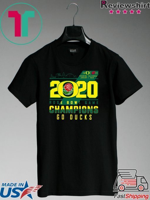 Oregon Ducks 2020 Rose Bowl Game Champions Goducks Gift T-Shirt