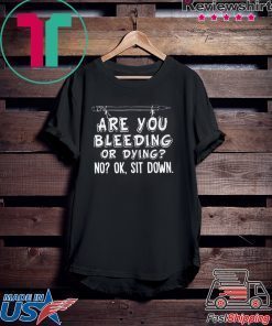 Pencil are you bleeding or dying no ok sit down Gift T-Shirts