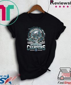 Philadelphia Eagles 2019 NFC East Division Champions Gift T-Shirts