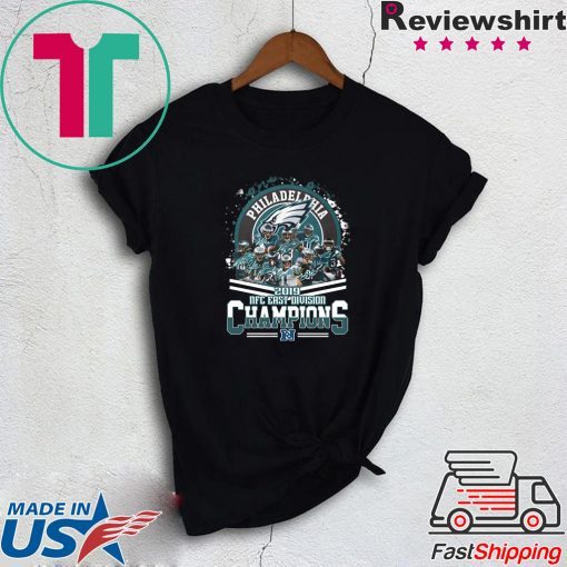 Philadelphia Eagles 2019 NFC East Division Champions Gift T-Shirts