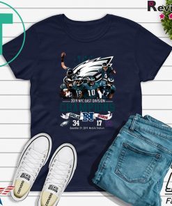 Philadelphia Eagles 2019 Nfc East Division Champions Eagles Vs Giants Gift T-Shirts