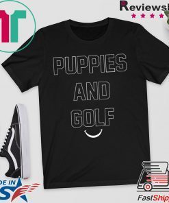 Puppies And Golf Gift T-Shirts