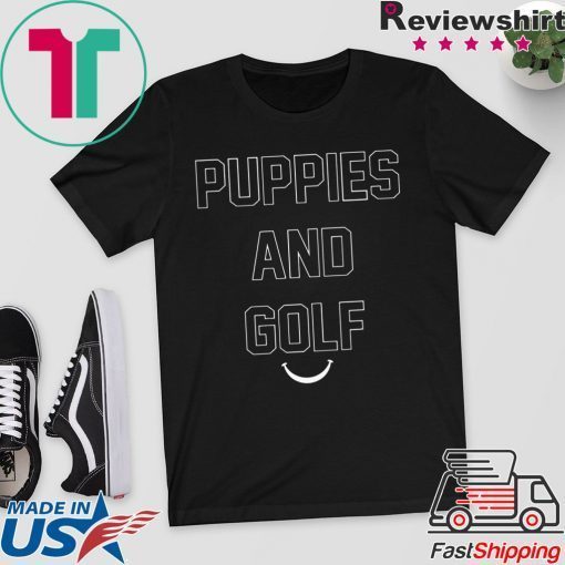 Puppies And Golf Gift T-Shirts