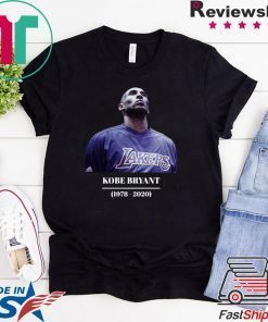 RIP Black Mamba Kobe Bryant 1978 2020 original T-Shirts