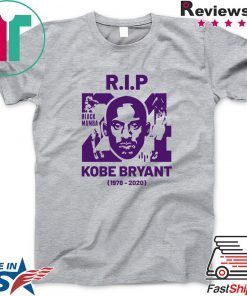 RIP Kobe Bryant Black Mamba Official T-Shirts