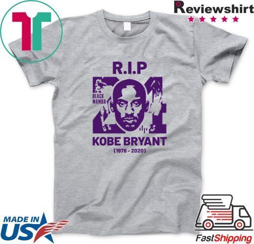 RIP Kobe Bryant Black Mamba Official T-Shirts