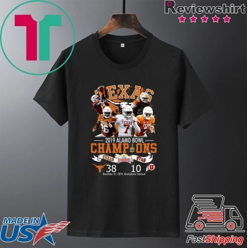 Texas 2019 alamo bowl champions Texas Vs Utah Gift T-Shirts