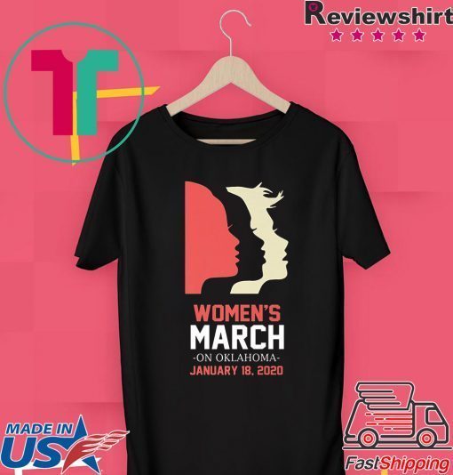 Women's March January 18, 2020 Oklahoma Gift T-Shirts