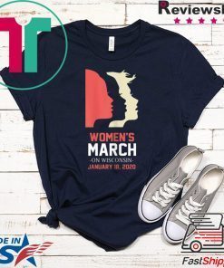 Women's March January 18, 2020 Wisconsin Gift T-Shirts
