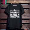 Women's March on Washington January 18, 2020 Gift T-Shirts