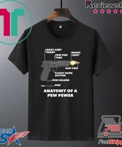 Anatomy Of A Pew Pewer Mens T-Shirts